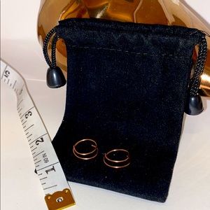 1/2” wire threader earrings